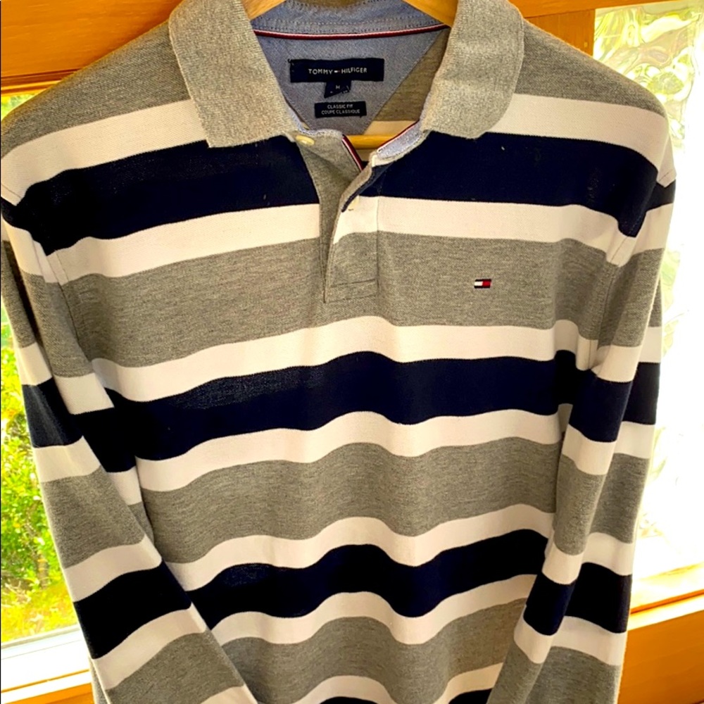Tommy Hilfiger Men’s Med. Long sleeved Polo